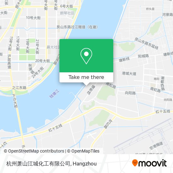 杭州萧山江城化工有限公司 map