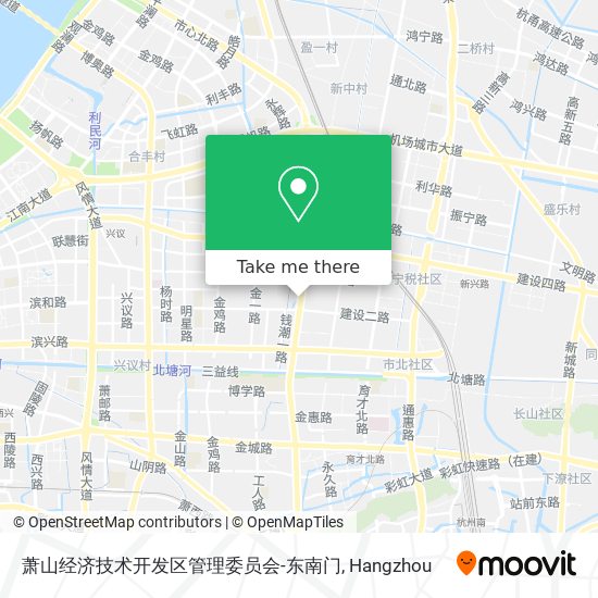 萧山经济技术开发区管理委员会-东南门 map