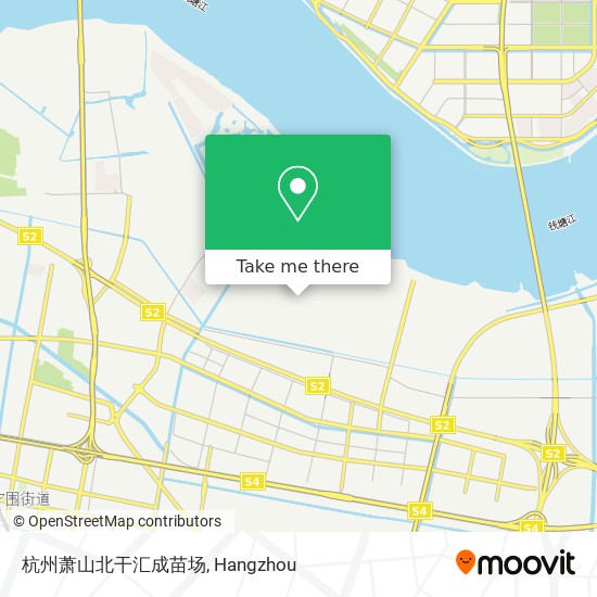 杭州萧山北干汇成苗场 map