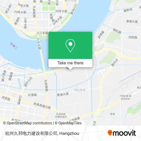 杭州久邦电力建设有限公司 map