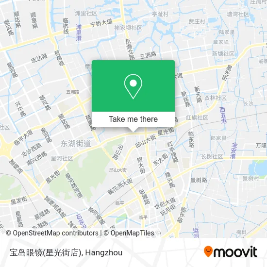 宝岛眼镜(星光街店) map