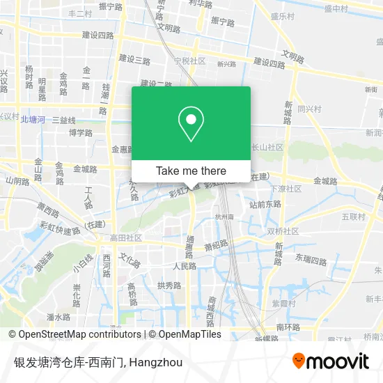 银发塘湾仓库-西南门 map