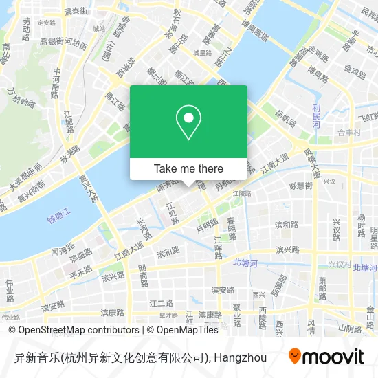 异新音乐(杭州异新文化创意有限公司) map