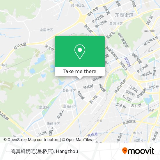 一鸣真鲜奶吧(星桥店) map
