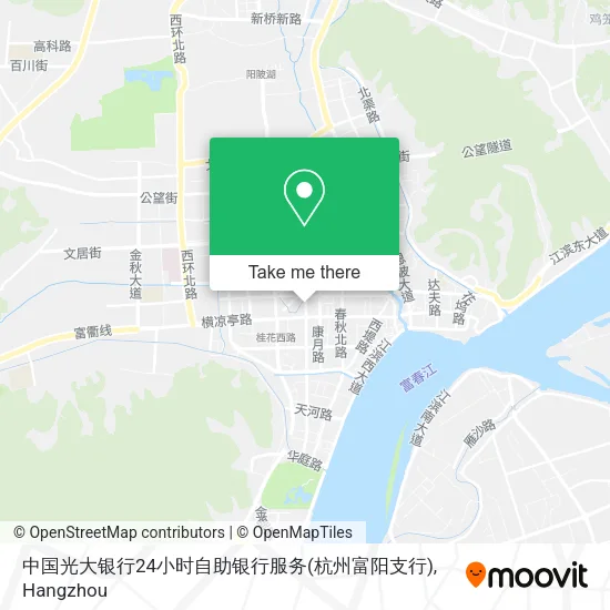 中国光大银行24小时自助银行服务(杭州富阳支行) map