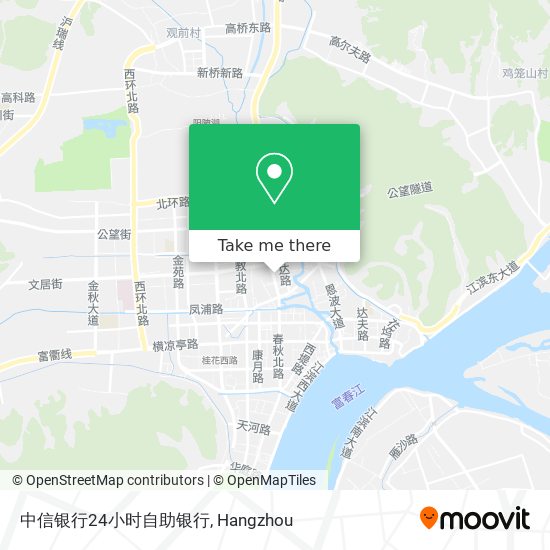 中信银行24小时自助银行 map