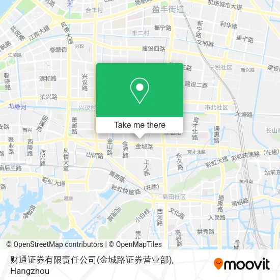 财通证券有限责任公司(金城路证券营业部) map