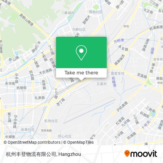 杭州丰登物流有限公司 map
