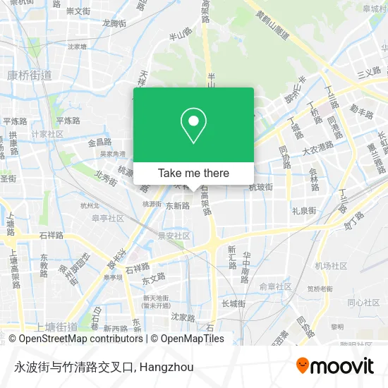 永波街与竹清路交叉口 map