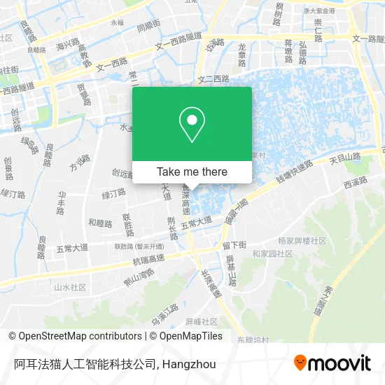 阿耳法猫人工智能科技公司 map