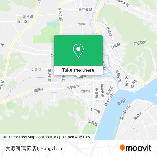 文源阁(富阳店) map