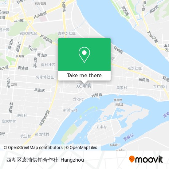 西湖区袁浦供销合作社 map