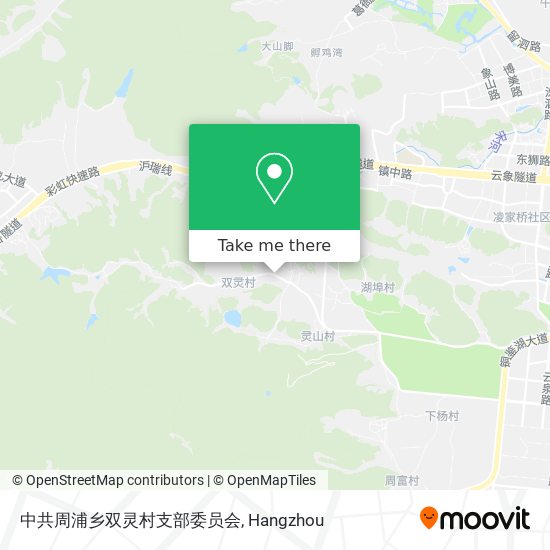 中共周浦乡双灵村支部委员会 map