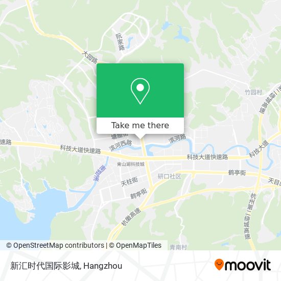 新汇时代国际影城 map