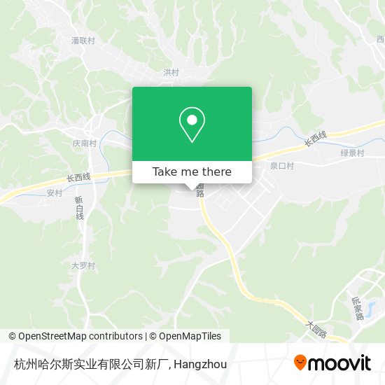 杭州哈尔斯实业有限公司新厂 map