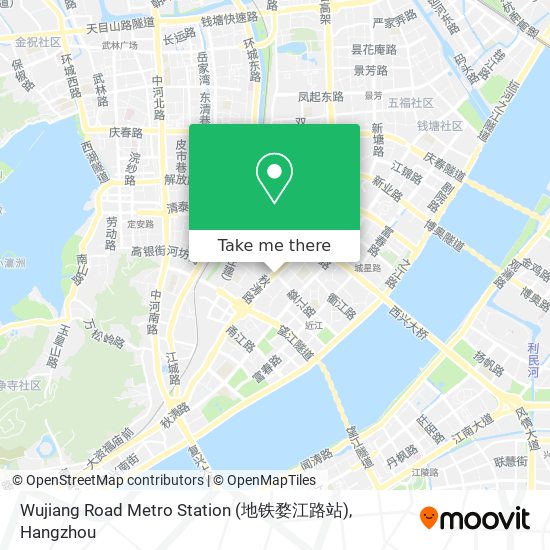 Wujiang Road Metro Station (地铁婺江路站) map