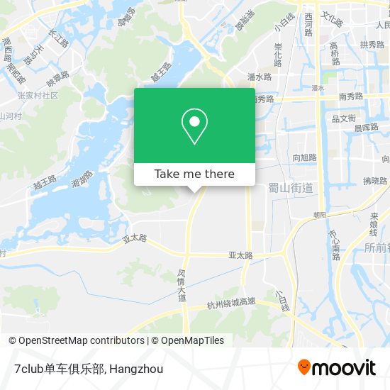 7club单车俱乐部 map