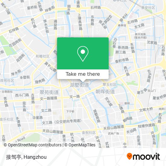 接驾亭 map