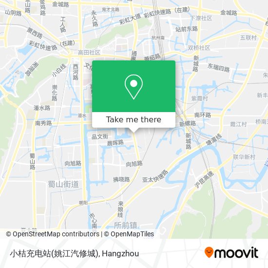 小桔充电站(姚江汽修城) map