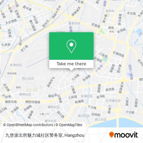 九堡派出所魅力城社区警务室 map
