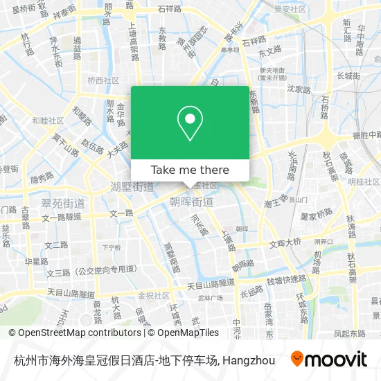 杭州市海外海皇冠假日酒店-地下停车场 map