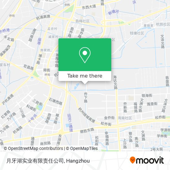 月牙湖实业有限责任公司 map
