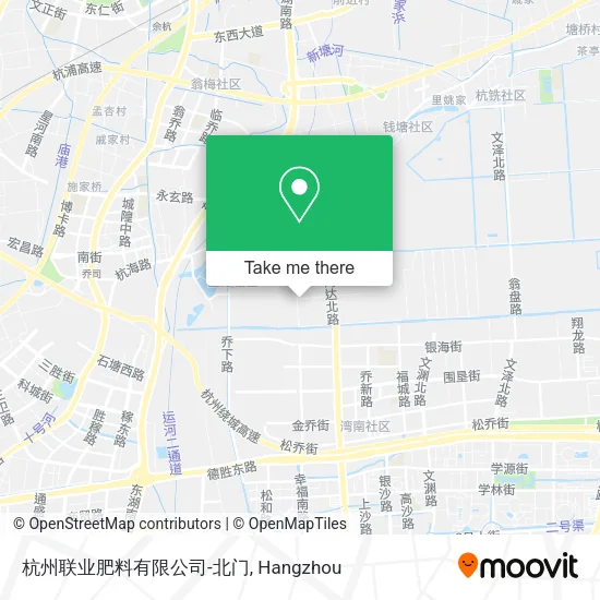 杭州联业肥料有限公司-北门 map