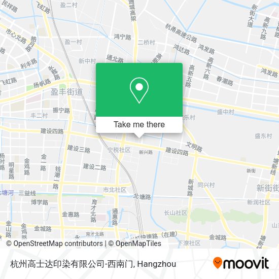 杭州高士达印染有限公司-西南门 map