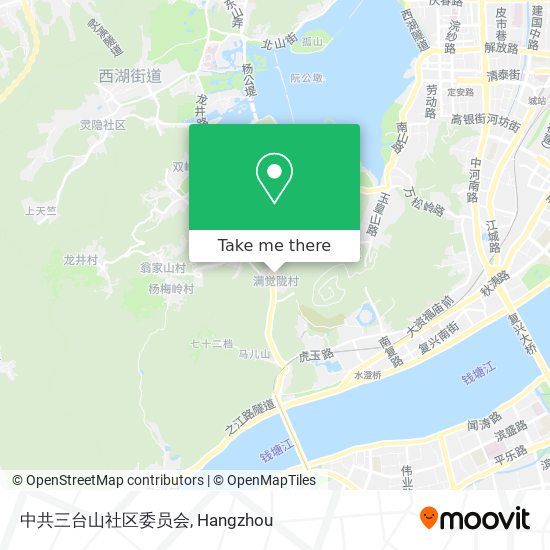 中共三台山社区委员会 map