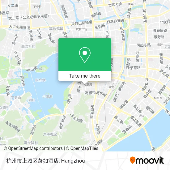 杭州市上城区萧如酒店 map