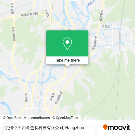 杭州中浙四通包装科技有限公司 map