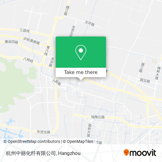 杭州中丽化纤有限公司 map