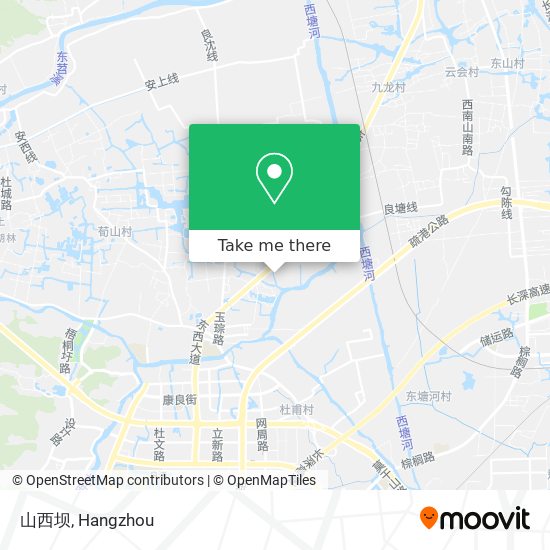 山西坝 map