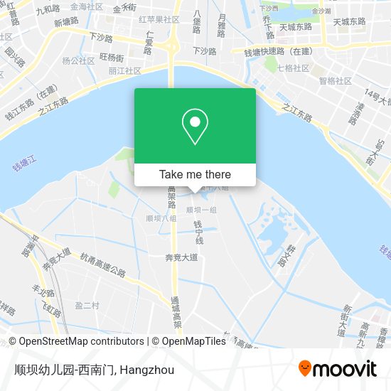 顺坝幼儿园-西南门 map