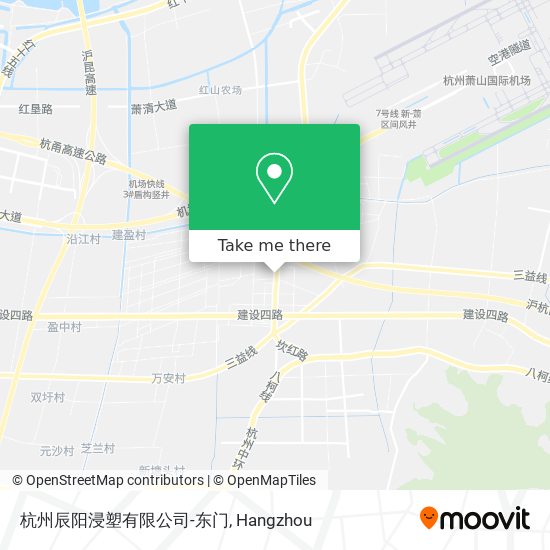 杭州辰阳浸塑有限公司-东门 map