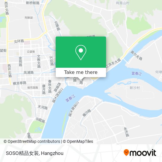 SOSO精品女装 map