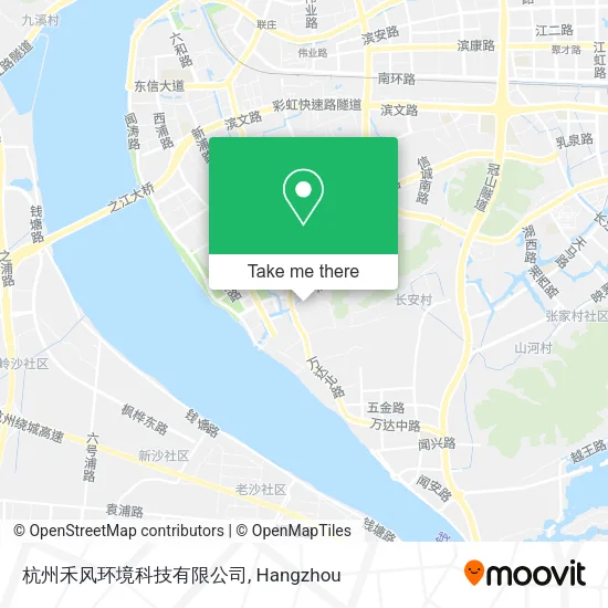 杭州禾风环境科技有限公司 map