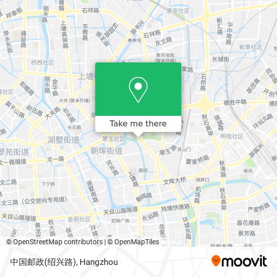 中国邮政(绍兴路) map