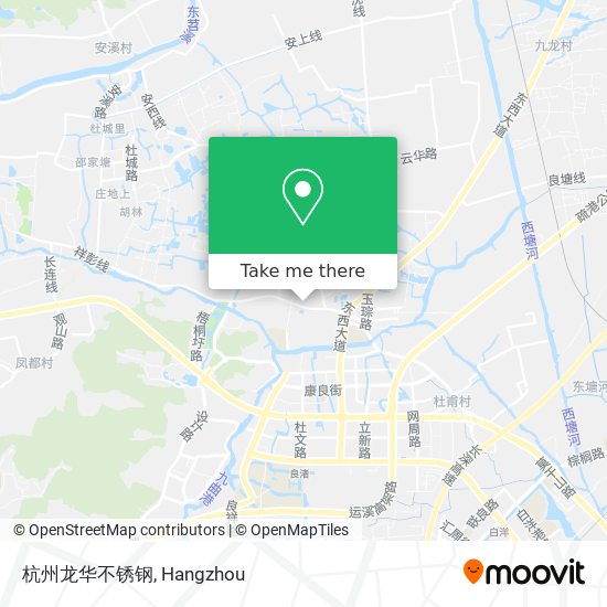 杭州龙华不锈钢 map