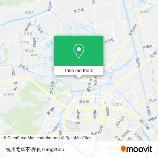 杭州龙华不锈钢 map