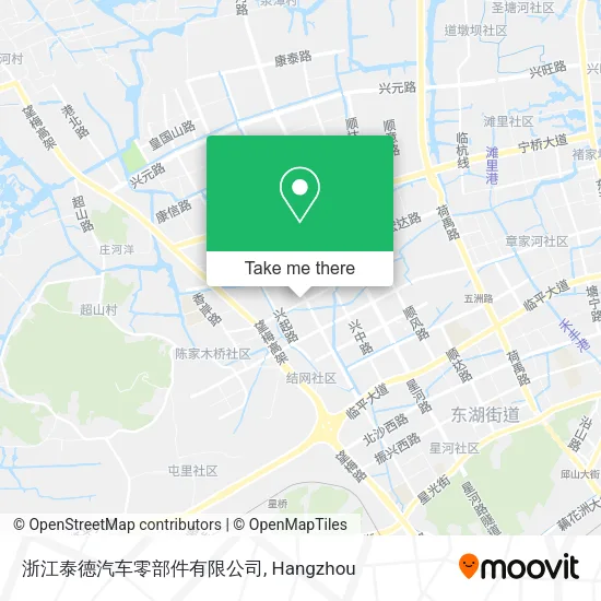 浙江泰德汽车零部件有限公司 map