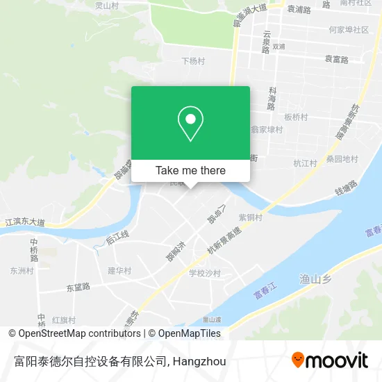 富阳泰德尔自控设备有限公司 map