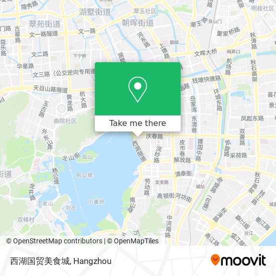 西湖国贸美食城 map