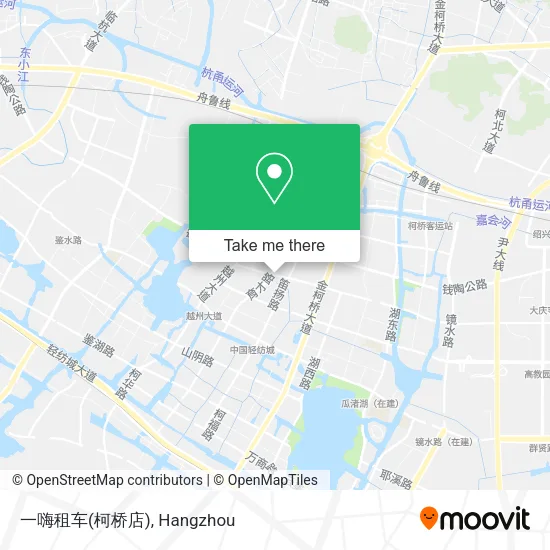 一嗨租车(柯桥店) map