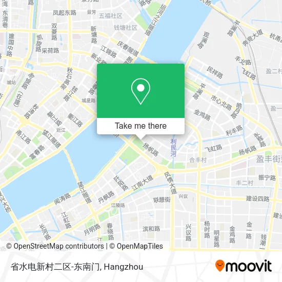 省水电新村二区-东南门 map