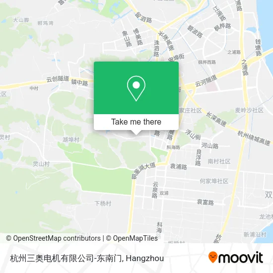 杭州三奥电机有限公司-东南门 map