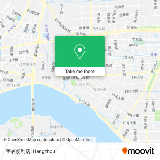 宇蛟便利店 map