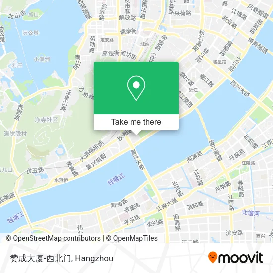 赞成大厦-西北门 map