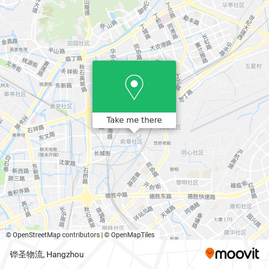 铧圣物流 map