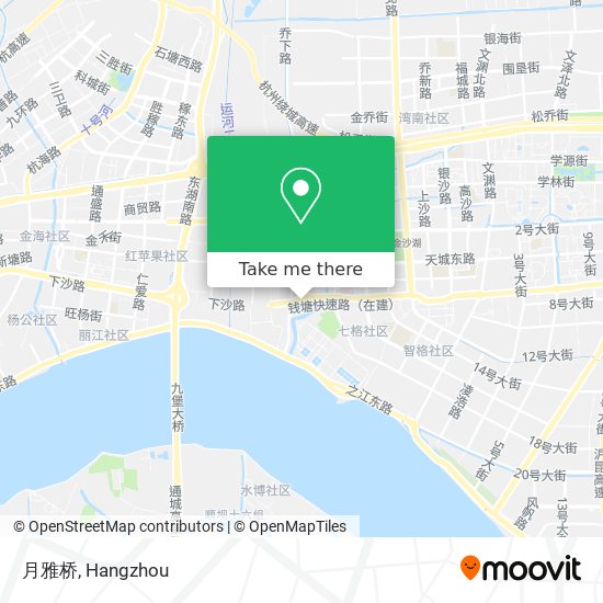 月雅桥 map